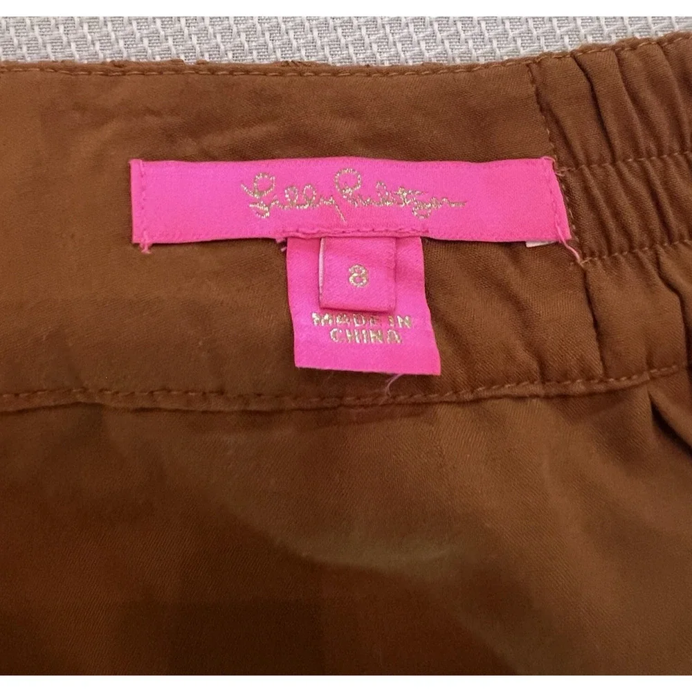 LILY PULITZER (8) Lolina Midi Set NWT Toffee Sunburst EYELET Luxury MSRP 298.00 - Picture 9 of 16